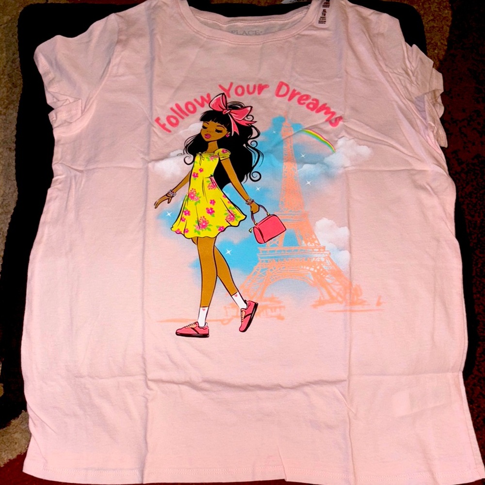 The Children's Place Pink 'Follow Your Dreams' Tee